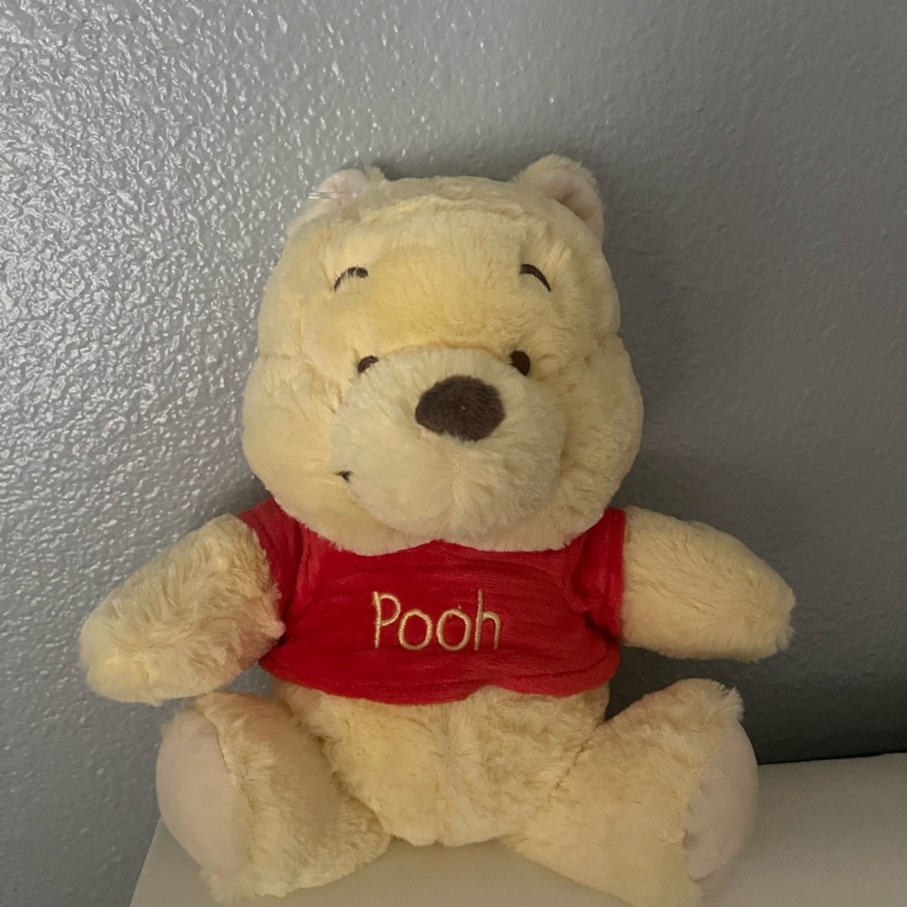 Winnie the Pooh Plush Toy with Red Shirt